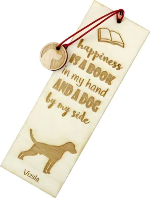 Produktbild von Vizsla I - Lesezeichen mit Hund, personalisiertes Lesezeichen, Hundeaccessoire für Leser der Marke Art-Dog