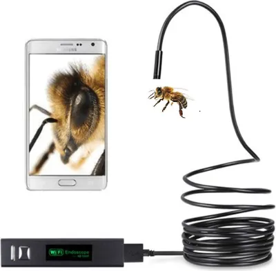 Zdjęcie produktu dla KAMERA INSPEKCYJNA ENDOSKOP WIFI iOS ANDROID 5M