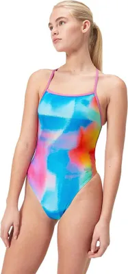 Produktbild von Speedo Allover Vback Badeanzug Blau UK 38 Frau Blau UK 38