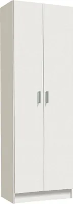 Immagine prodotto di Dmora Armadio Multiuso 2 Ante Altiplano 37x180h cm Bianco, 2 Ante 8 Vani