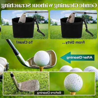 Produktbild von Golfreinigungstasche für Golfbälle und Zubehör | Wassertaugliche Golfballreinigungskiste