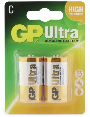 Obrázek produktu pro GP Batteries ULTRA ALKALICKÁ BATERIE C, alkalická, 1,5 V