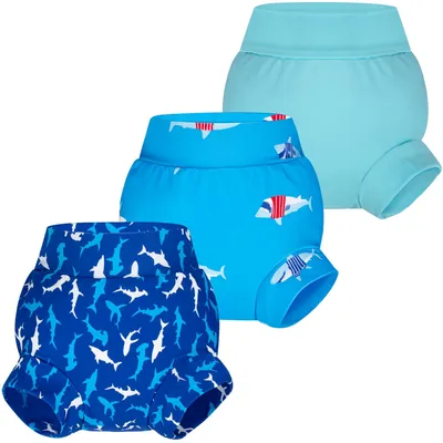 Productafbeelding van Herbruikbare Baby Zwemluiers 3-Pack voor Kinderen van 6 Maanden tot 5 Jaar