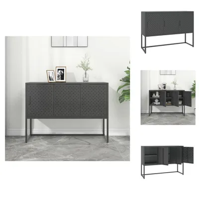 Obrázok produktu pre vidaXL Príborník antracit 105x35x75 cm oceľ - Príborníky
