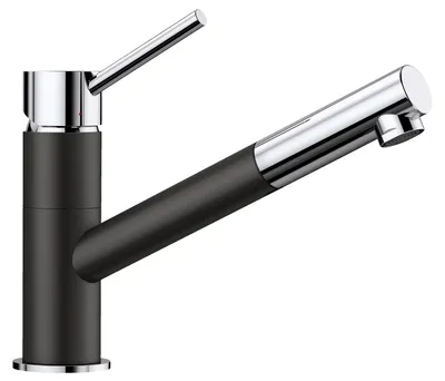Produktbild von Blanco Küchenarmatur KANO-S chrom schwarz 526174