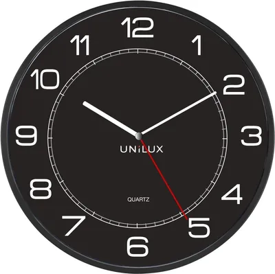Produktbild von UNiLUX 400094568 Wanduhr MEGA schwarz Ø 57,5 cm