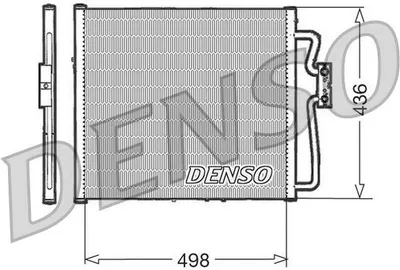 Produktbild von DENSO DCN23009 Kondensator Klimaanlage Klimakondensator für RENAULT KANGOO (KC0/1)
