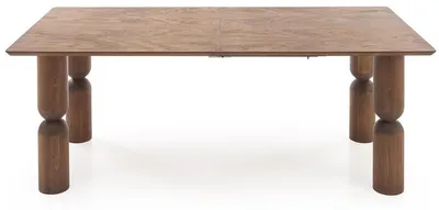 Productafbeelding van Eettafel Melton, keukentafel, 200-300x101x76 cm, notenhout, mat, uitschuifbaar