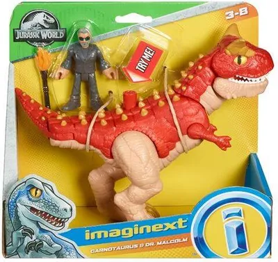 Image de FISHER-PRICE GBN16 Imaginext® Jurassic World™ Carnotaurus et Dr. Malcolm