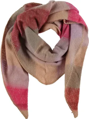Produktbild von XXL Schal Damen Frauen Halstuch Pink/Beige