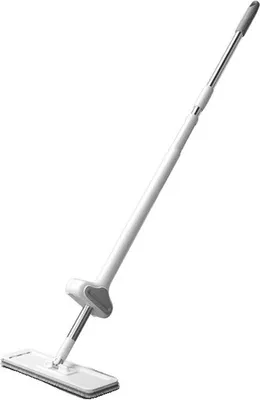 Immagine prodotto di Verk 27464 Mocio piatto con strizzatore a mano 125 cm, bianco