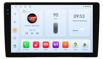 Image de CarPlay, écran tactile, connectivité transparente, compatible avec Toyota Corolla Verso de 2009 à 2018, QS4 AIPRO AHD