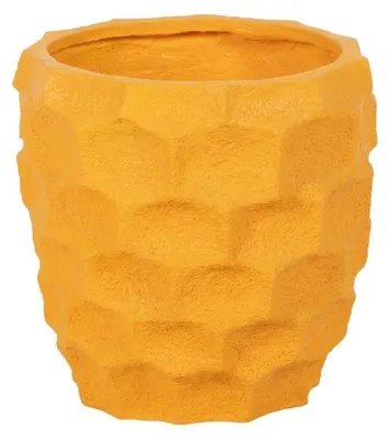 Produktbild von Pflanzgefäß – Gelb – 49 x 49 x 49 cm – Für den Außenbereich