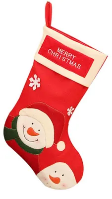 Weihnachtsstrümpfe aus Filz, 45 cm, 3er-Set