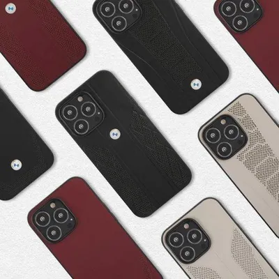 Immagine prodotto di Cover posteriore in pelle BMW Premium per iPhone 13 Pro