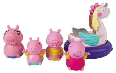 Obrázek produktu pro Tomy Peppa Pig Bath Set, Sada na hraní do vany, Chlapec/děvče, 1,5 rok/roky, Vícebarevný