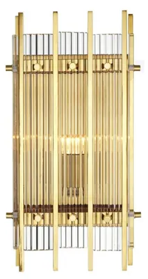 Image de Casa Padrino lampe murale de luxe or 23 x 12 x h. 42 cm - Lampe murale hôtel restaurant
