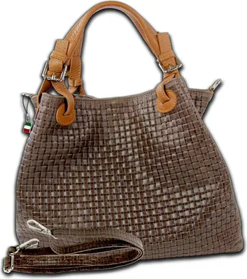 Produktbild von Florence Damen Tasche Handtasche Umhängetasche Leder dunkelbraun Maße 16x31x28cm OTF164N