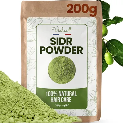 Produktbild von Sidr Pulver natürlich, 200g, für Haarpflege