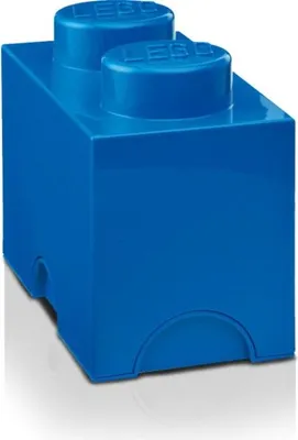 Image de LEGO® Boîte de rangement bleue 25x12,5x18 cm