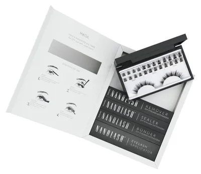 Produktbild von Nanolash DIY Eyelash Extensions Starter Kit Set zur Wimpernverlängerung für zu Hause Harmony
