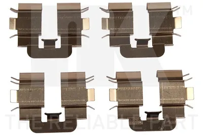Produktbild von NK Zubehörsatz Scheibenbremsbelag 7922277 für NISSAN für MICRA II (K11)