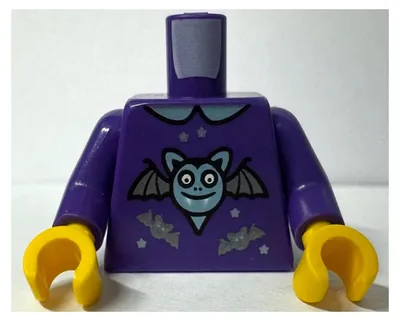 Immagine prodotto di Maglietta scura color lilla per minifigure LEGO (codice prodotto: 973pb6375c01) – nuova