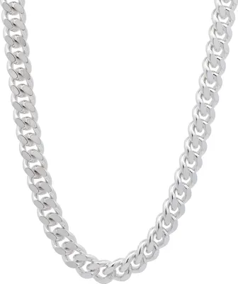 Produktbild von Silberkette Panzerkette Länge 55cm - Breite 4,7mm - 925 Silber