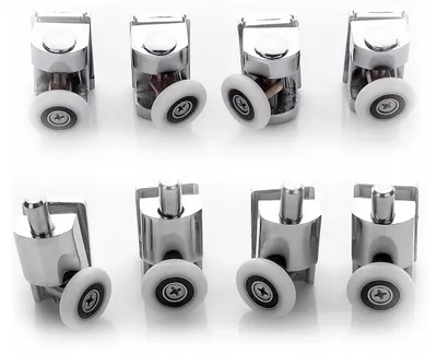 Produktbild von Inea RZ1138Z Metall Duschkabinenrollen 8 Stück