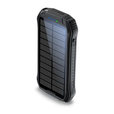 Produktbild von BOOMPODS Neutron Solar Solar-Powerbank 10.000 mAh schwarz
