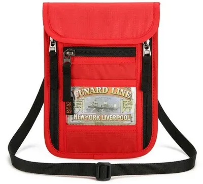 Obrázek produktu pro Cestovní peněženka s RFID ochranou, voděodolná, 15 x 22 cm, uni