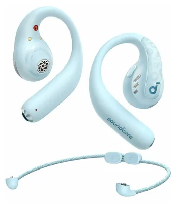Obrázok produktu pre Anker bezdrôtové slúchadlá SoundCore AeroFit Pro (A3871G61) – športové, Bluetooth, vodotesné, modré