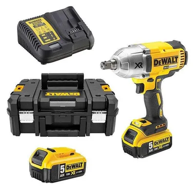 Image de Boulonneuse à chocs ½” 950 Nm 18V DEWALT DCF899P2-QW Brushless avec coffret et 2 batteries