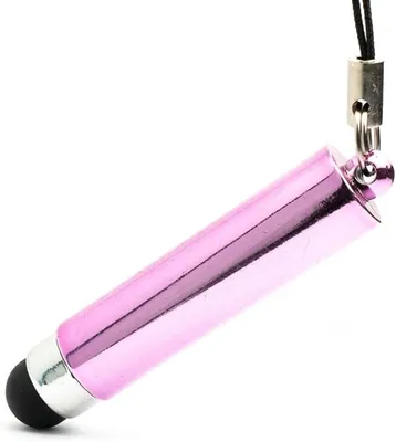 Produktbild von Touchpen Stylus aus Aluminium mit Kopfhöreranschluss Pink für Tablet Smartphone