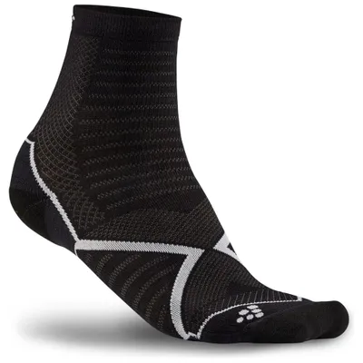 Produktbild von CRAFT Run Warm Sock BLACK WHITE 46/48