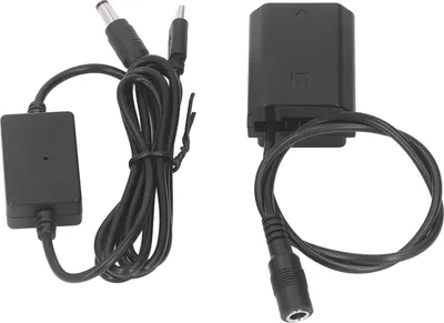 Imagen del producto de Batería de simulación NP-FZ100 y adaptador reductor tipo C para cámaras Sony A9 II, A9R, A9S, A7 III, A7R, A7S, A6600, A6400, A7C, A1 y FX3