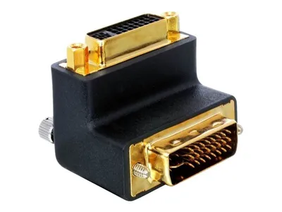 Immagine prodotto di Adattatore DVI DELOCK DVI(24+5) -> DVI(24+5) Bu/St 90°