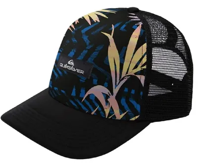Image de Casquette de camion Quiksilver, motif "Buzzard Coop Flowers"