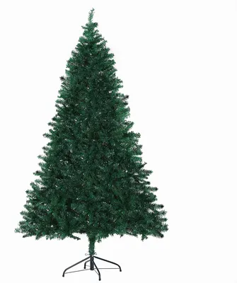 Produktbild von HOMCOM Weihnachtsbaum Tannenbaum Christbaum 1000 Äste PVC Grün