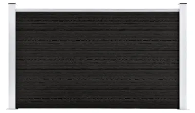 Produktbild von Wohn- und Gartenzaun WPC 180x105cm Grau