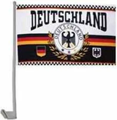 Produktbild von Auto-Fahne: Deutschland Lorbeerkranz