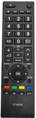 Zdjęcie produktu dla Część zamienna do pilota Toshiba, pilot do telewizora Toshiba, pilot do urządzeń Toshiba