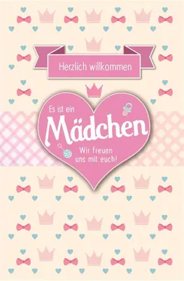 Produktbild von Geburt Baby Freudiges Ereignis - Glückwunschkarte im Format 11,5