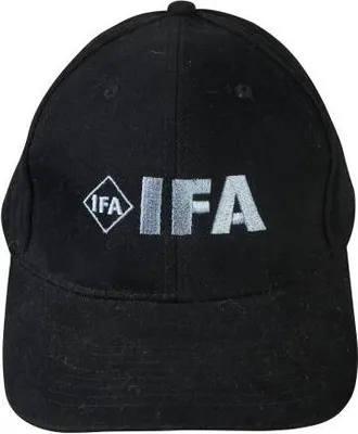 Produktbild von Baseballcap mit Einstickung - IFA - 68544 - schwarz