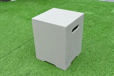 Produktbild von Elementi Abdeckung für Gasflaschen in Beton-Optik grau 40 x 40 x 51 cm (L x B x H)