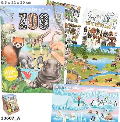 Zdjęcie produktu dla Depesche Create Your ZOO, 410 szt., 4 lat(a), Wielobarwny
