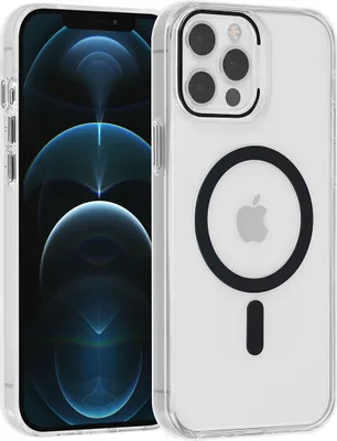 Zdjęcie produktu dla Etui UNIQ Accessory iPhone 12 Pro Max - kompatybilne z magsafe - przezroczyste - czarne