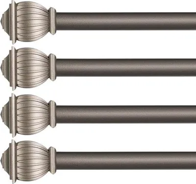 Produktbild von Verschobenes Fensterdekorationssatz - 4 Stücke - 48-86 Zoll - Beidseitig mit Zinnbeschichtung geschützt