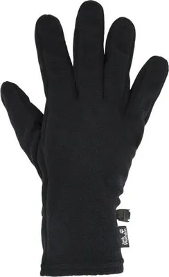 Produktbild von Jack Wolfskin Real Stuff Fleecehandschuhe black XS