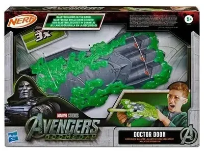 Imagen del producto de Nerf Blaster Marvel Doctor Doom, a partir de 8 años, 99 unidades, Doctor Doom / Vengadores: Día del Juicio Final, 700 g